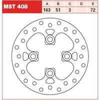 Bremsscheibe TRW MST408, 1 Stück Bremsscheibe TRW MST408, 1 Stück von Trw