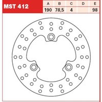 Bremsscheibe TRW MST412, 1 Stück Bremsscheibe TRW MST412, 1 Stück von Trw