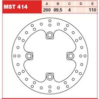 Bremsscheibe TRW MST414, 1 Stück von Trw