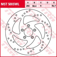 Bremsscheibe TRW MST500SWL, 1 Stück Bremsscheibe TRW MST500SWL, 1 Stück von Trw