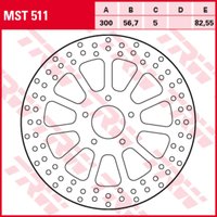 Bremsscheibe TRW MST511, 1 Stück von Trw
