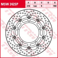 Bremsscheibe TRW MSW242SP, 1 Stück von Trw