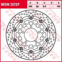 Bremsscheibe TRW MSW257SP, 1 Stück von Trw