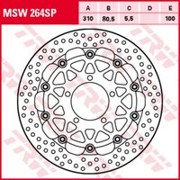 Bremsscheibe TRW MSW264SP, 1 Stück von Trw