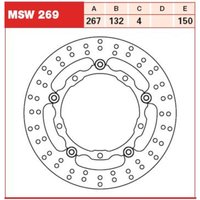 Bremsscheibe TRW MSW269, 1 Stück Bremsscheibe TRW MSW269, 1 Stück von Trw