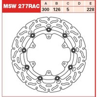 Bremsscheibe TRW MSW277RAC, 1 Stück Bremsscheibe TRW MSW277RAC, 1 Stück von Trw
