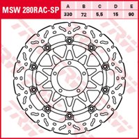 Bremsscheibe TRW MSW280RAC-SP, 1 Stück von Trw