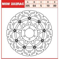 Bremsscheibe TRW MSW282RAC, 1 Stück von Trw