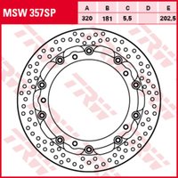 Bremsscheibe TRW MSW357SP, 1 Stück von Trw