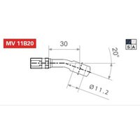 Bremsschlauchende TRW MV11B20A von Trw