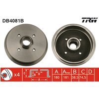 Bremstrommel TRW DB4081B von Trw