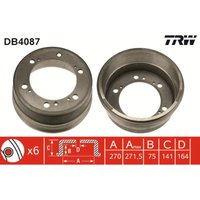 Bremstrommel TRW DB4087 von Trw