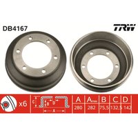 Bremstrommel TRW DB4167 von Trw
