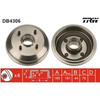 Bremstrommel TRW DB4306 von Trw