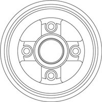 Bremstrommel TRW DB4477 von Trw