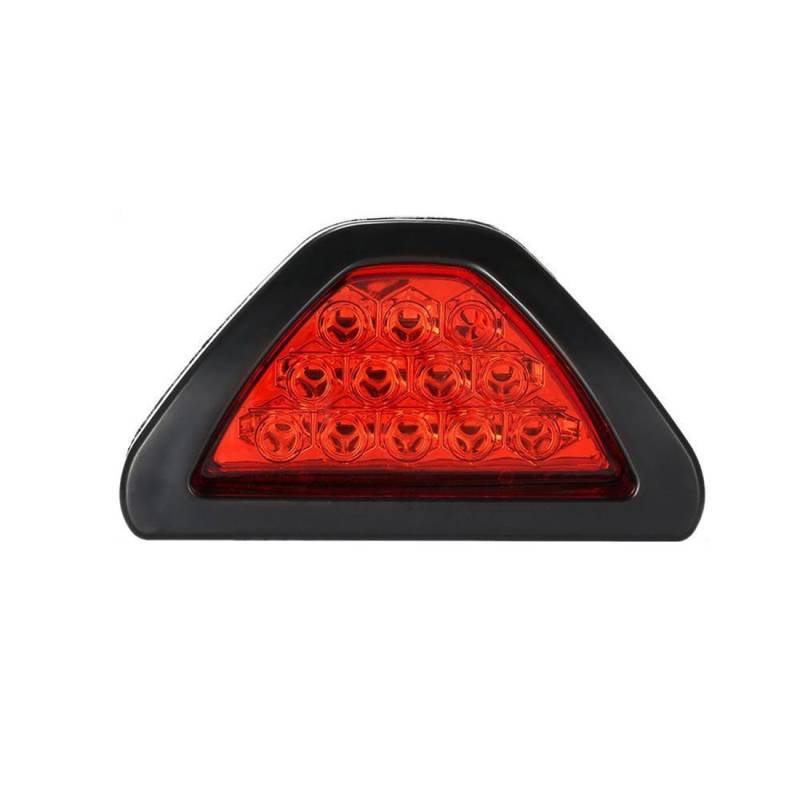 Tsadeer F1 Style 12 LED Stop Hinten Hinten Third Strobe Red Lens DRL Nebelscheinwerfer von Tsadeer