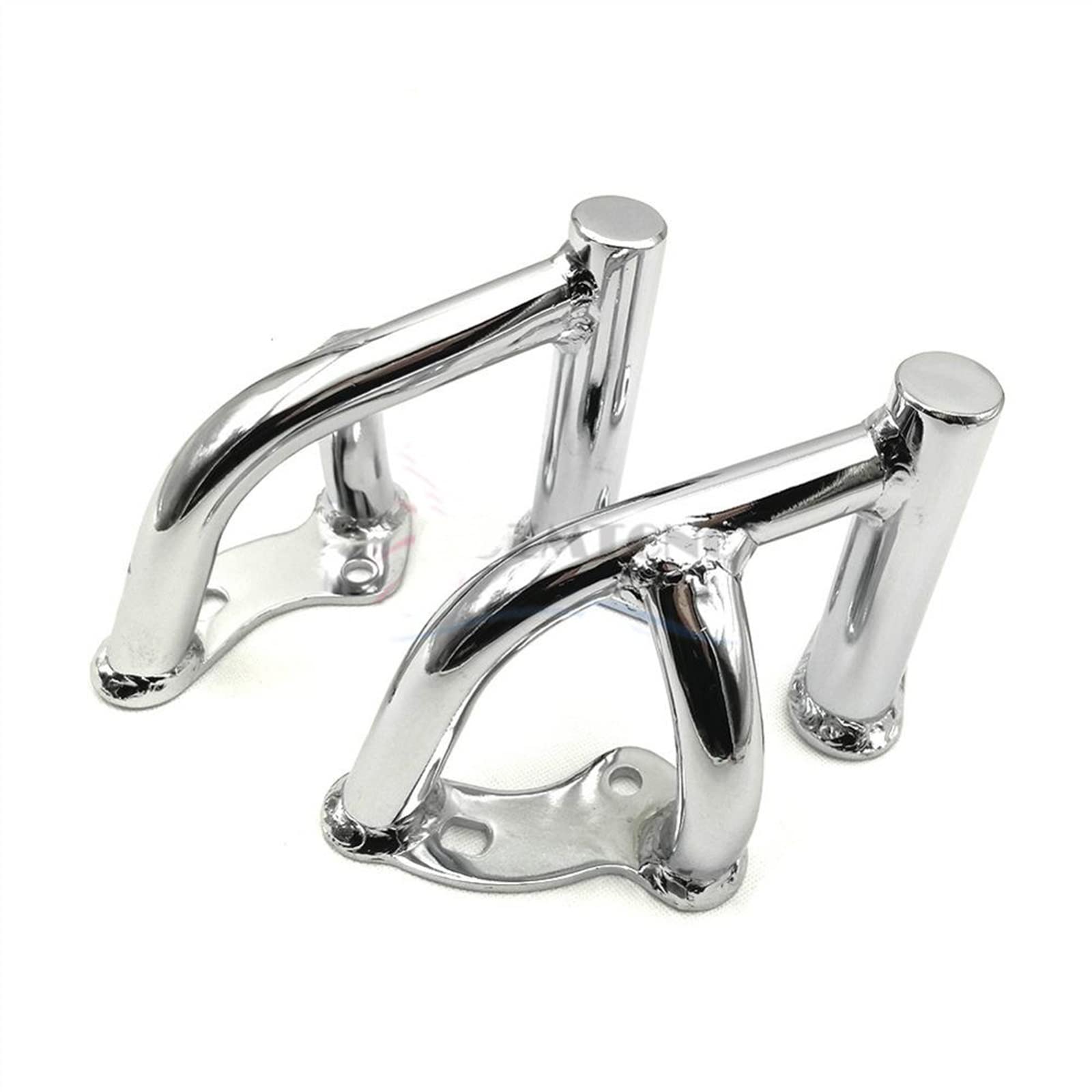 Motorrad Motorschutzbügel Sturzbügel Für Yamaha Für V-Max 1200 1991-2007 Motorrad Motorschutzbügel Highway Crash Bar Lower Buffer Frame Protection Side Mount Bumper (Color : Chrome) von Tsgmnol