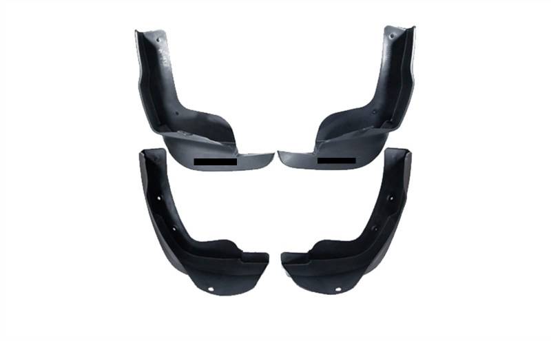 Schutzblech-Schmutzfänger, Auto-Zubehör, 4 Stück, Auto-Schmutzfänger für Qashqai J11 2014, 2015, 2016, 2017, 2018, 2019 von Tsinesla