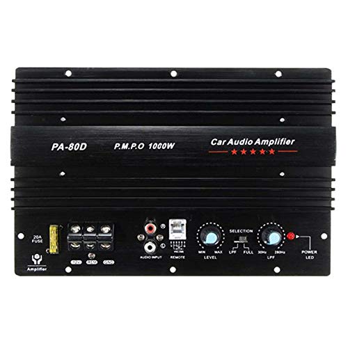 TsoLay 12V 1000W Auto Audio Hoch Leistungs VerstäRker Amp Board Leistungs Starker Subwoofer Bass VerstäRker PA-80D von TsoLay