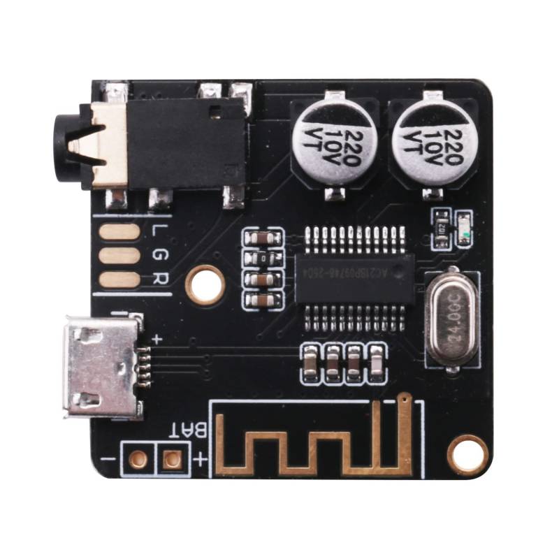 TsoLay BT5.0 Audio MP3 Bluetooth Audio Decoder Board Verlust Freie Auto Lautsprecher Audio VerstäRker Platine DIY Audio Receiver Schwarz, 500018005A1 von TsoLay