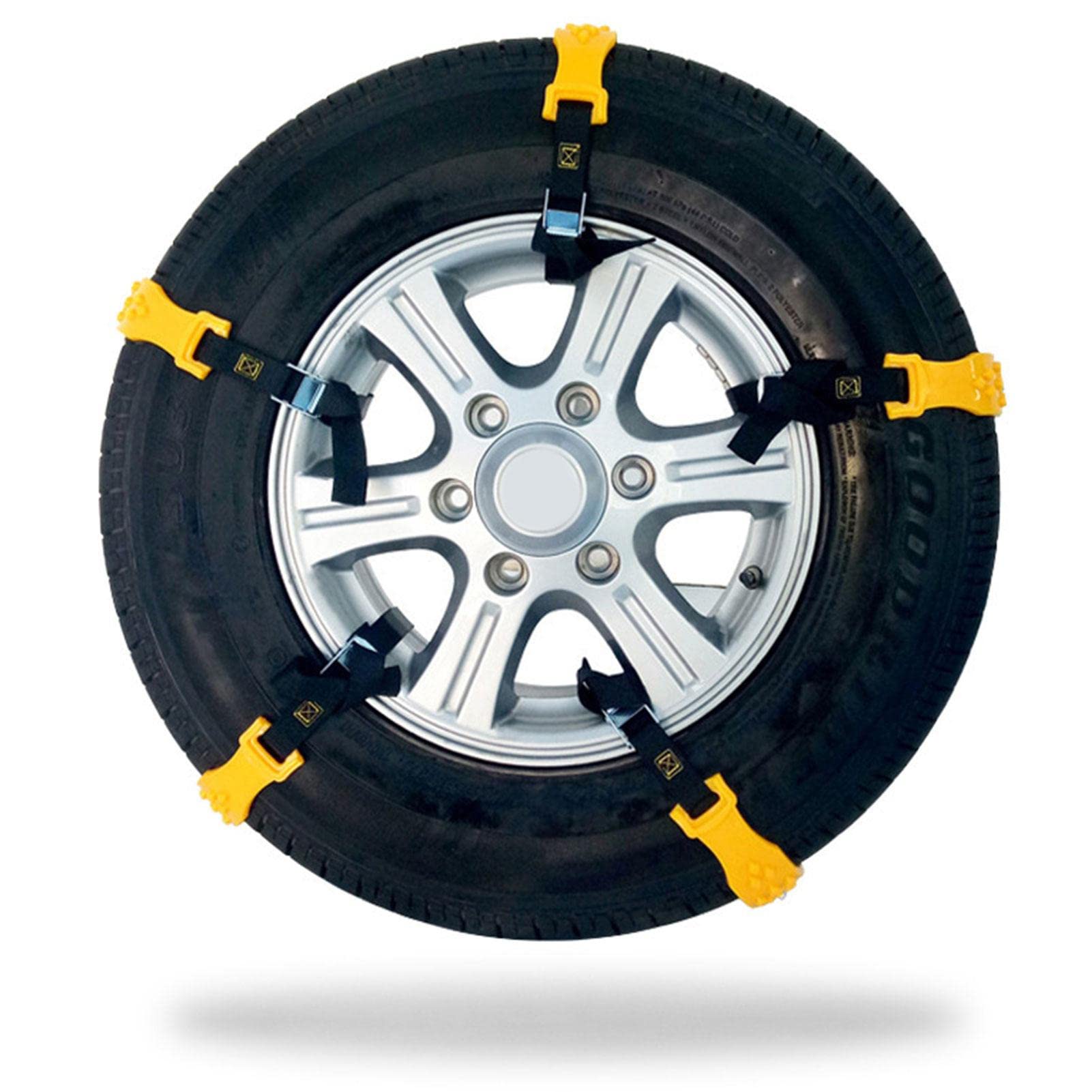 10 Stück Auto Schneeketten Universal Anti-Rutsch Winter Reifenkette, Autokette Sicherheitskette Für Eisstraßen, Schlammstraßen, Sandstraßen, Steile Hänge Kletterstraßen 10 Stück Auto Schneeketten Universal Anti-Rutsch Winter Reifenkette, Autokette Sicherheitskette Für Eisstraßen, Schlammstraßen, Sandstraßen, Steile Hänge Kletterstraßen von Tsuchiya