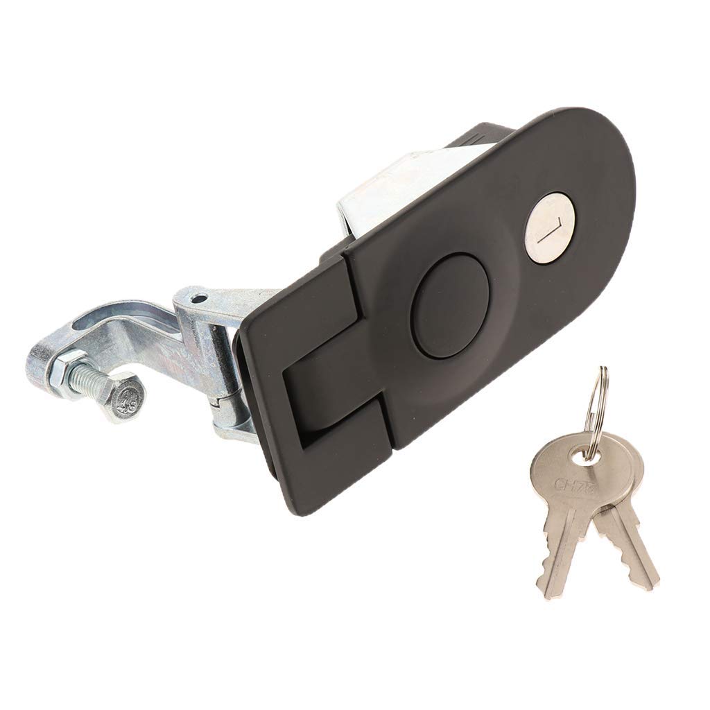 Tubayia Ersatz RV Kompression Türschloss Verschluss mit 2 Stück Schlüssel für Trailer Wohnmobil von Tubayia
