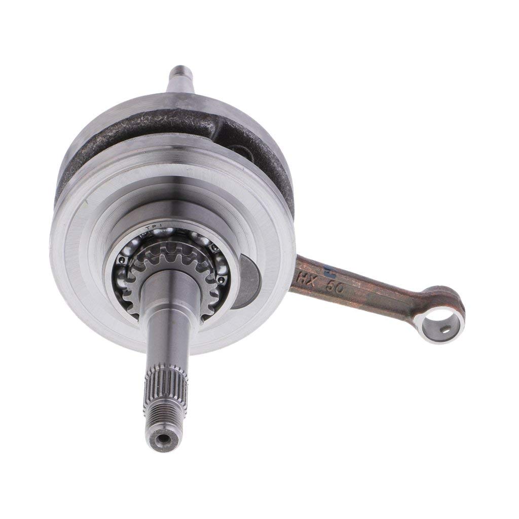 Tubayia Motorrad Kurbelwelle Zubehör Ersatzteil für GY6 4 Hub 50cc Motor Scootern ATVs Tubayia Motorrad Kurbelwelle Zubehör Ersatzteil für GY6 4 Hub 50cc Motor Scootern ATVs von Tubayia