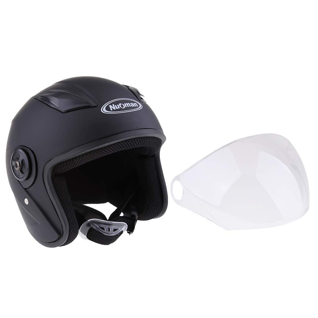 Tubayia Motorradhelm Klapphelm Integralhelm Schutzhelm Motorrad Helm mit Sonnenblende für Damen (Schwarz) von Tubayia