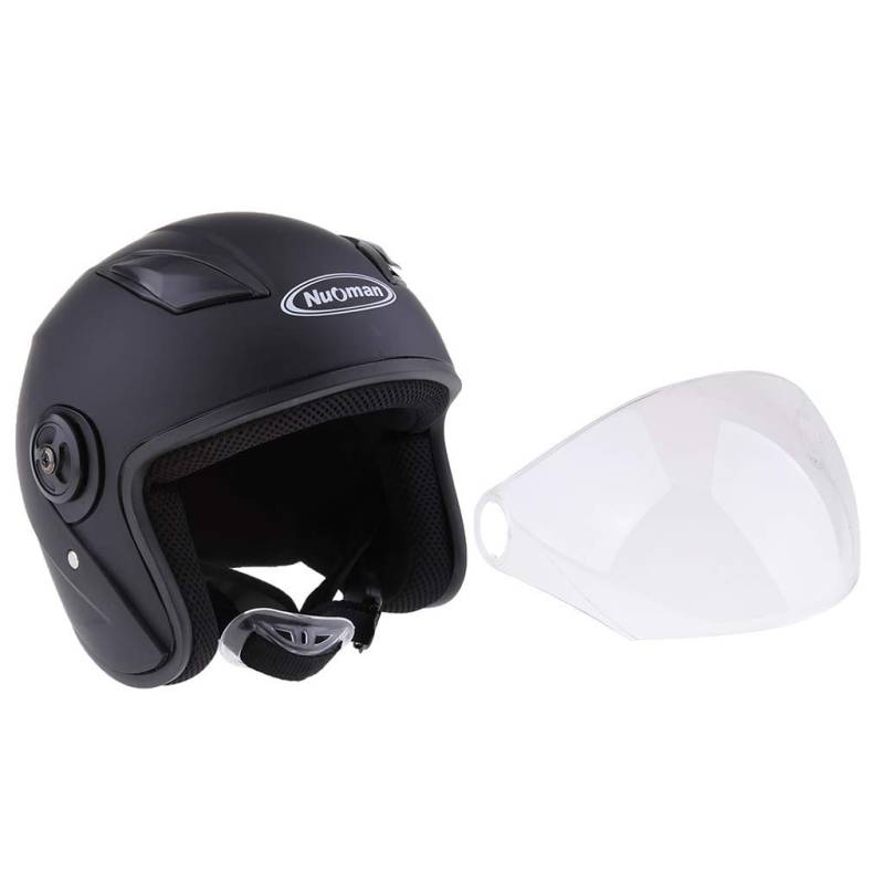 Tubayia Motorradhelm Klapphelm Integralhelm Schutzhelm Motorrad Helm mit Sonnenblende für Damen (Schwarz) von Tubayia