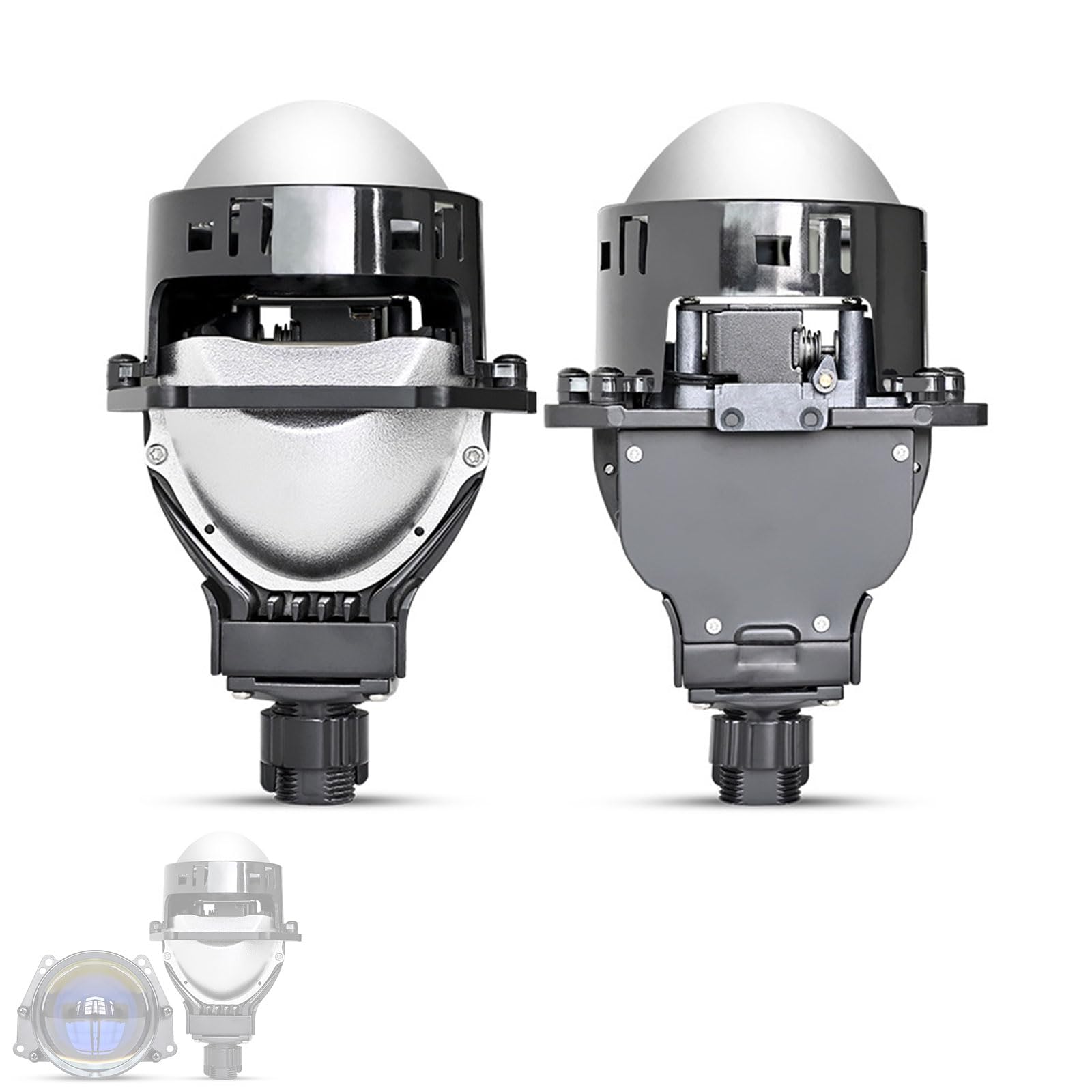 Tudegy Auto-Nebelscheinwerfer, 2 Stück LED-Projektor, 6500 K Autolampe, Retrofit-Kits, Hyperboloid-Linse, Universal-Nebelscheinwerfer, 9 V-15 V Tudegy Auto-Nebelscheinwerfer, 2 Stück LED-Projektor, 6500 K Autolampe, Retrofit-Kits, Hyperboloid-Linse, Universal-Nebelscheinwerfer, 9 V-15 V von Tudegy