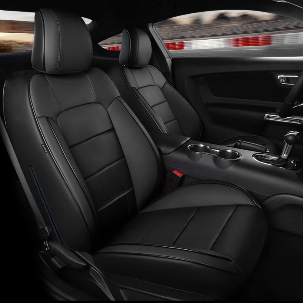Autositzbezug Set Protector Schwarz sitzbezug Passend Kompatibel Airbag Spezifisch Maßgeschneidert Dediziert Nur für Ford Mustang 2015 2016 2017 2018 2019 Autositzbezug Set Protector Schwarz sitzbezug Passend Kompatibel Airbag Spezifisch Maßgeschneidert Dediziert Nur für Ford Mustang 2015 2016 2017 2018 2019 von Tuhu-auto
