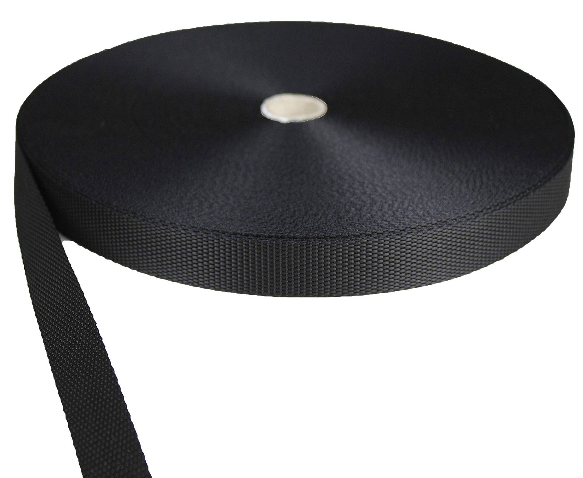 Gurtband Polypropylene schwarz 20mm breit - 50 Meter Länge / 2 cm Breite Gurtband Polypropylene schwarz 20mm breit - 50 Meter Länge / 2 cm Breite von tukan-tex