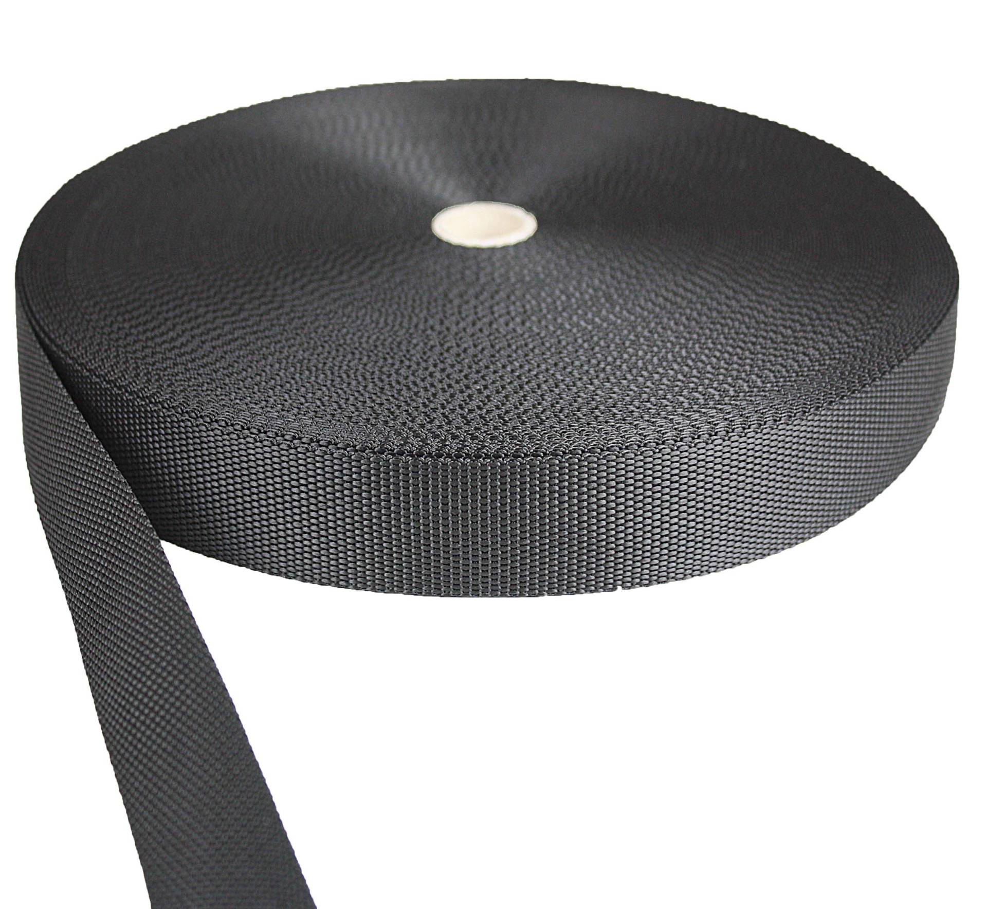 Gurtband Polypropylene schwarz 30mm breit - 50 Meter Länge / 3 cm Breite Gurtband Polypropylene schwarz 30mm breit - 50 Meter Länge / 3 cm Breite von tukan-tex