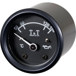 T&T Öltemperatur-Anzeige 48mm, elektronisch, schwarz Tumbleton and Twist von Tumbleton and Twist