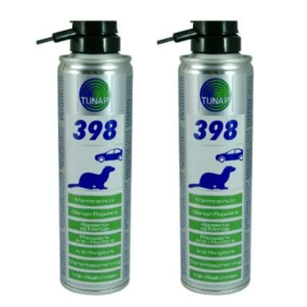 2X Tunap 398 Nager-Abwehrspray, wasserfester Klebstoff gegen Nagetiere von TUNAP