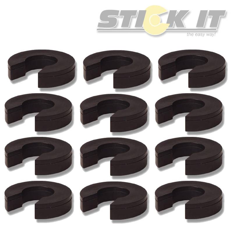 12 Tunershop M Clip Federwegbegrenzer Hinterachse 16mm kompatibel mit Mercedes-Benz MINI Mitsubishi Nissan Peugeot von Tunershop