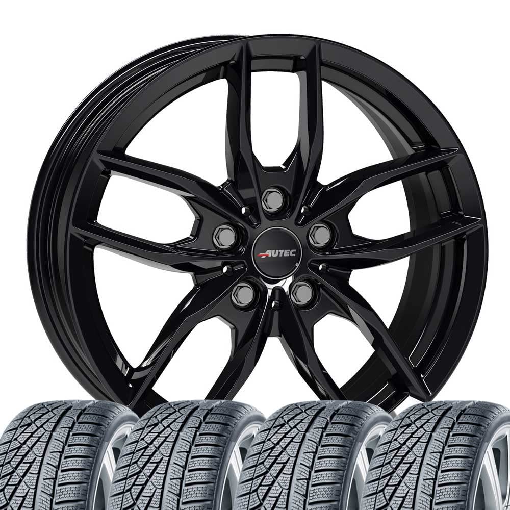 4 Winterräder Winter Bavaris 7,5x17 ET 54 5x112 Schwarz mit 225/45 R17 91H CON WinterContact TS 870 FR Evc 4 Winterräder Winter Bavaris 7,5x17 ET 54 5x112 Schwarz mit 225/45 R17 91H CON WinterContact TS 870 FR Evc von Tunershop