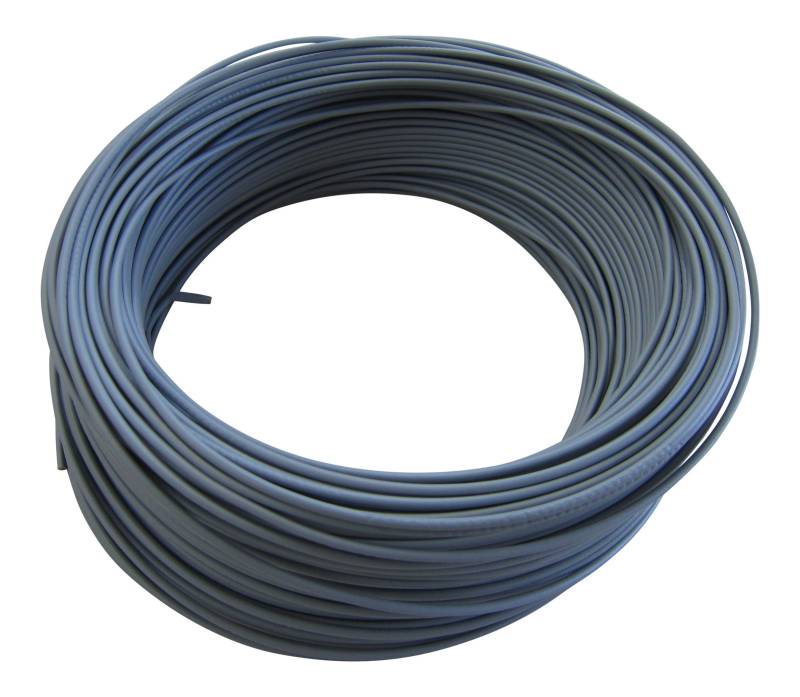 0,38€/m KFZ LKW Kabel Litze Leitung Flexible FLRy 0,5mm² / 5m Grau M. in Germany von Elanto24