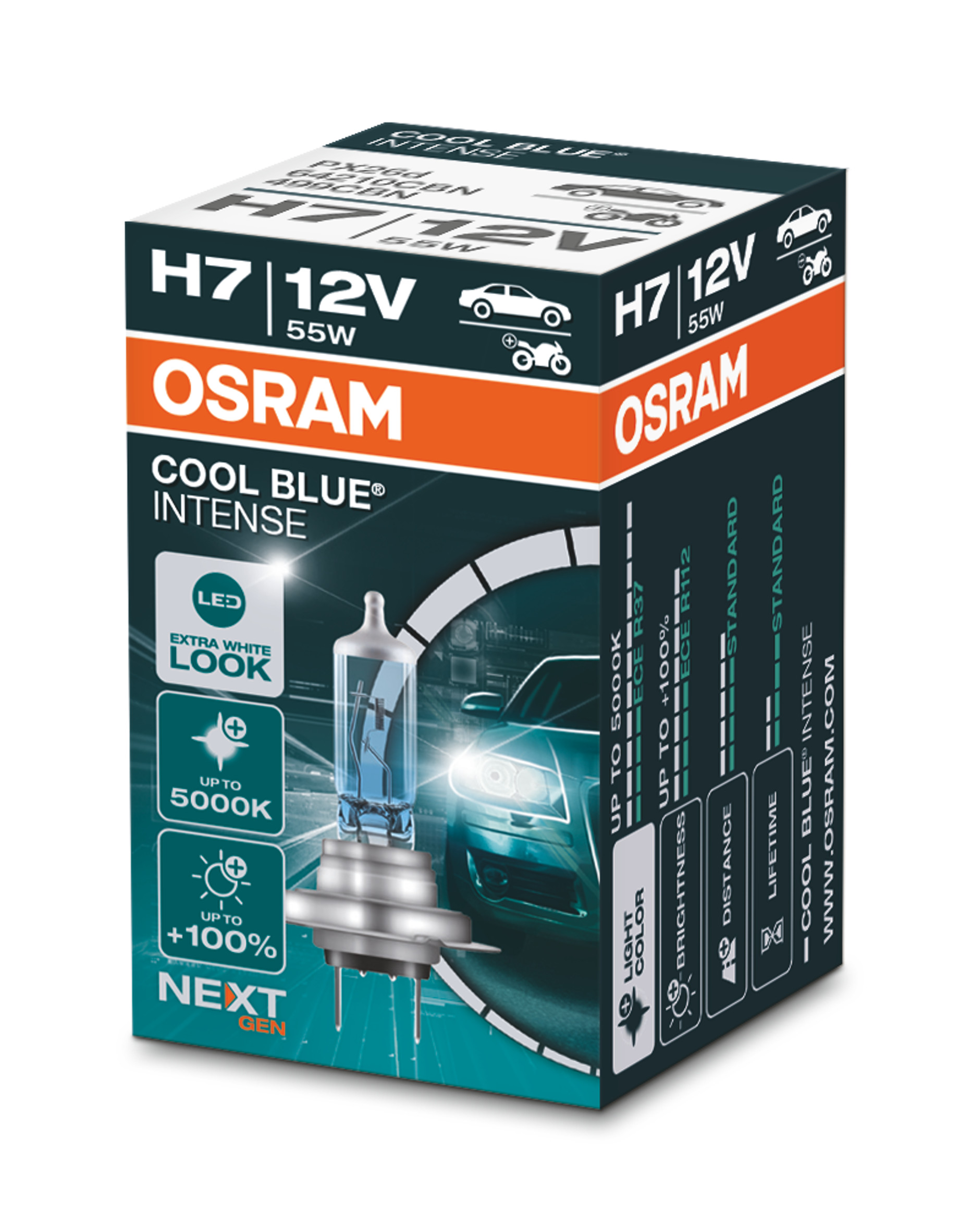 1 Stück OSRAM COOL BLUE INTENSE NEXT GENERATION Lampen Birnen für Scheinwerfer / Fassung H7 55W 1 Stück OSRAM COOL BLUE INTENSE NEXT GENERATION Lampen Birnen für Scheinwerfer / Fassung H7 55W von OSRAM GmbH