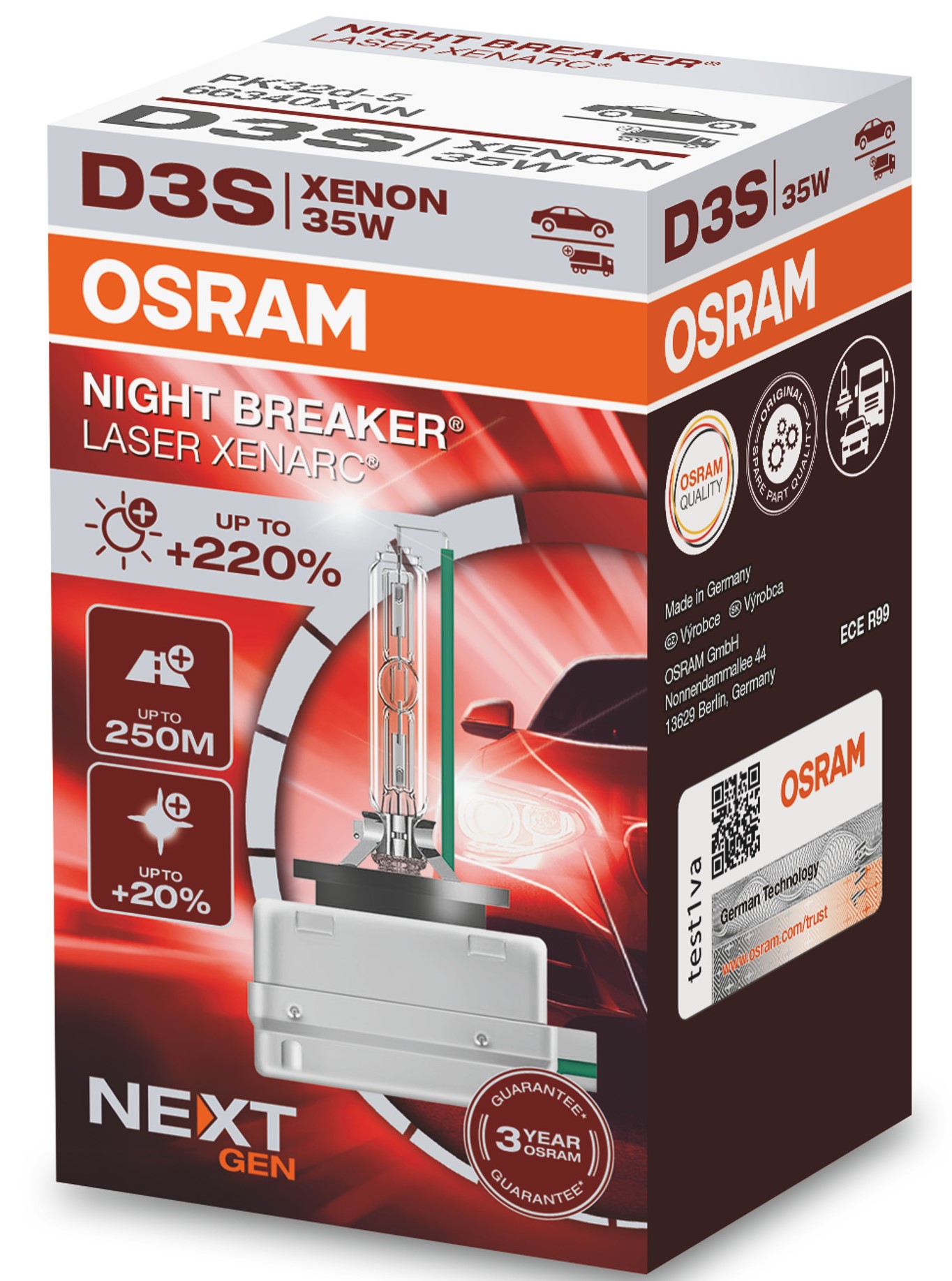 1 Stück OSRAM NIGHT BREAKER LASER Lampen Birnen für Xenon Scheinwerfer / Fassung D3s 1 Stück OSRAM NIGHT BREAKER LASER Lampen Birnen für Xenon Scheinwerfer / Fassung D3s von OSRAM GmbH