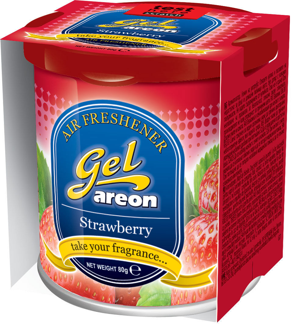 12x Original Areon Gel CAN Auto Duftdose Duftbaum Lufterfrischer DECKEL Erdbeere 12x Original Areon Gel CAN Auto Duftdose Duftbaum Lufterfrischer DECKEL Erdbeere von erio FRESH GmbH & Co. KG