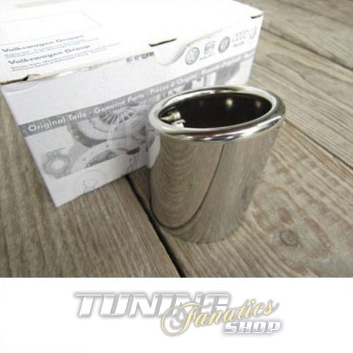 1x Original Endrohre Auspuff Auspuffblende Edelstahl Chrom VW ab 60mm Endrohre 1x Original Endrohre Auspuff Auspuffblende Edelstahl Chrom VW ab 60mm Endrohre von Volkswagen AG