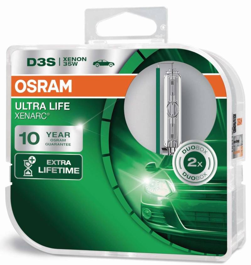 2 Stück OSRAM ULTRA LIFE Lampen Birnen für Fassung D3S 35W von OSRAM GmbH