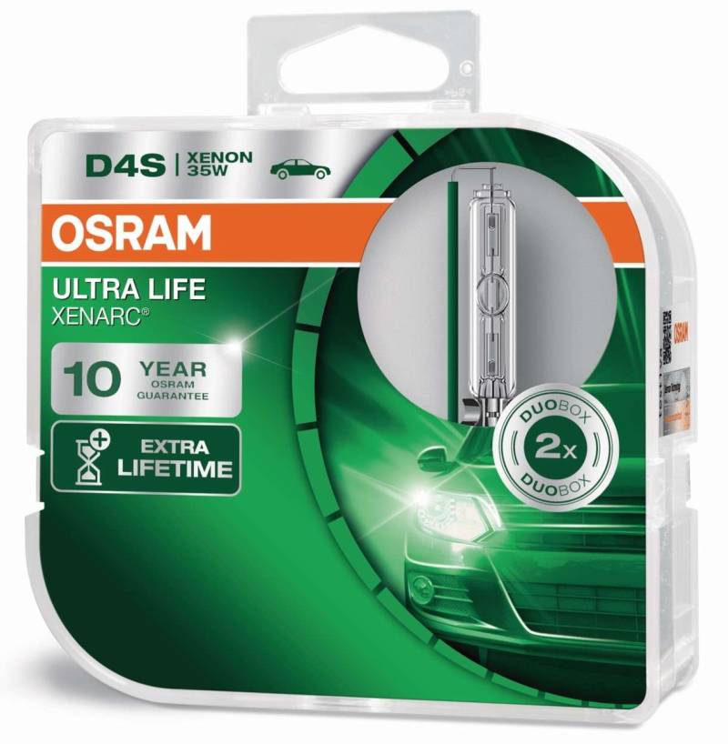 2 Stück OSRAM ULTRA LIFE Lampen Birnen für Fassung D4S 35W von OSRAM GmbH