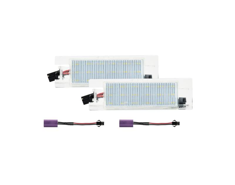 2x LED PREMIUM Kennzeichenbeleuchtung SMD für Alfa 147 156 159 166 Brera Giulietta Mito GT Spider Fiat Punto Marea Seicento von Goingfast GmbH