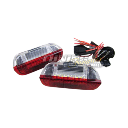 2x LED SMD Türbeleuchtung Innenraumbeleuchtung Rot / Weiß #1 für VW Seat Skoda von Simply NetTrade GmbH
