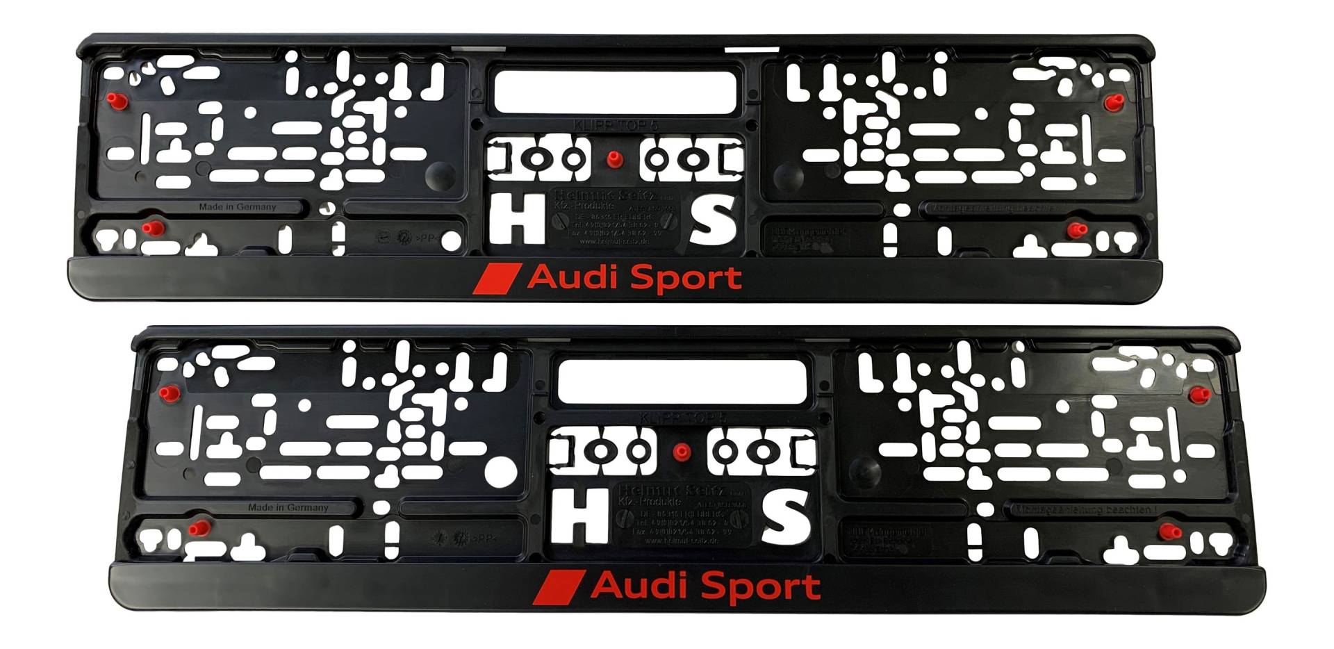 2x Original AUDI SPORT Premium Kennzeichenhalter Halter für alle Fahrzeuge 2x Original AUDI SPORT Premium Kennzeichenhalter Halter für alle Fahrzeuge von Volkswagen AG