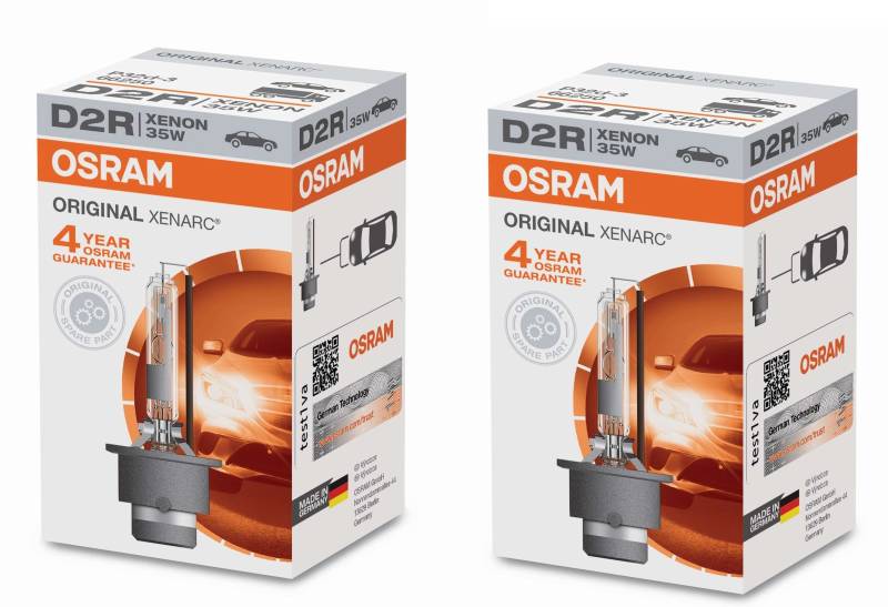 2x Original OSRAM Xenarc Classic D2R 35W Xenon Brenner Lampe Birne Scheinwerfer von OSRAM GmbH