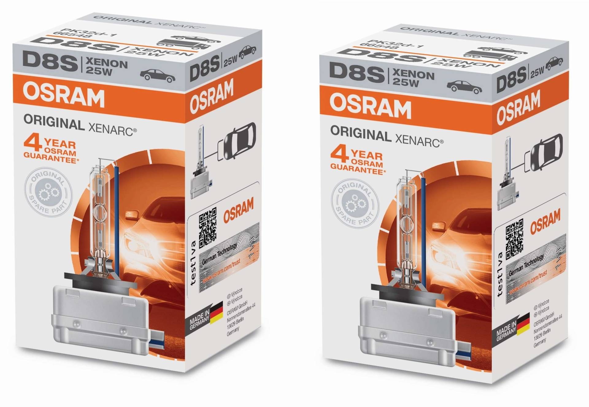 2x Original OSRAM Xenarc Classic D8S 25W Xenon Brenner Lampe Birne Scheinwerfer 2x Original OSRAM Xenarc Classic D8S 25W Xenon Brenner Lampe Birne Scheinwerfer von OSRAM GmbH