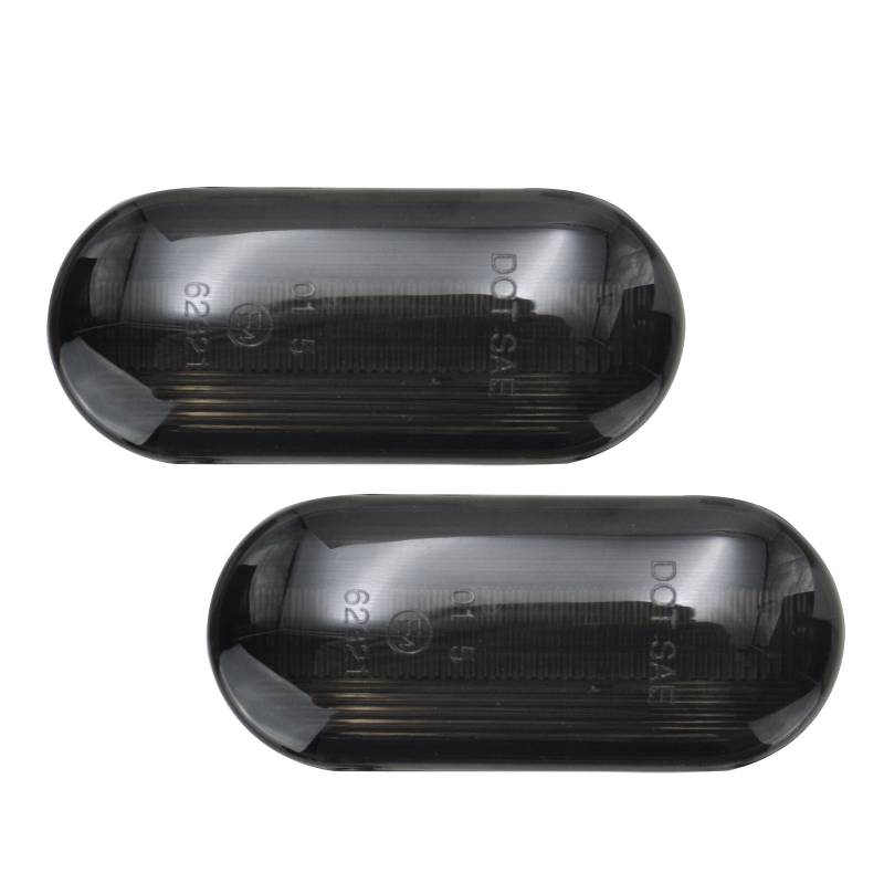 2x Premium Seitenblinker Blinker in Schwarz / Smoke für VW Passat 3B 3BG B5 Polo 6N 6N2 9N Lupo Fox von Tuning Fanatics